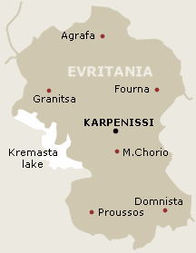 Evrytania map